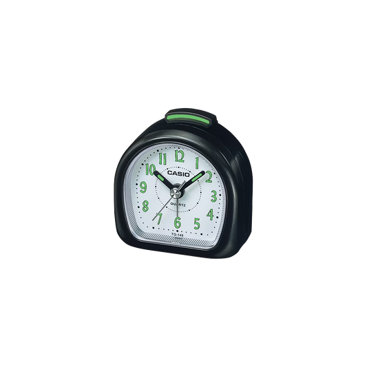 TQ148-1 Casio Black/Green Bedside Alarm Clock
