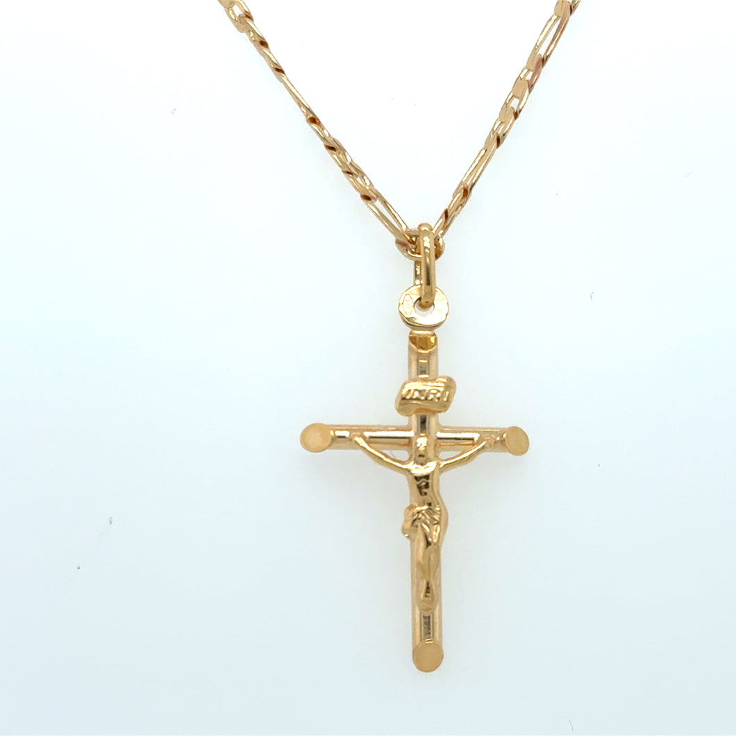9ct Gold Traditional Crucifix Pendant