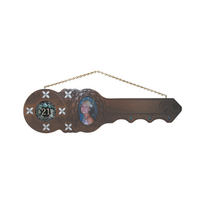 21'st Island Design Key White Flower (Engraving Option)