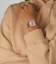 Load image into Gallery viewer, A1000MPG-9E Vintage Rose Gold Stainless Steel Mesh Band Watch
