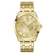 GUESS Gold Tone Elliot Analog Watch GW0893G3