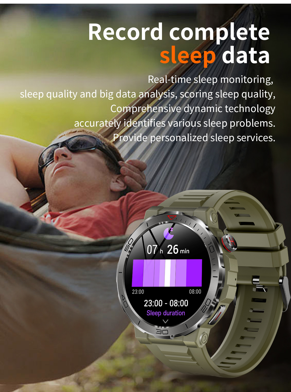 Broadway BMK68 Amoled Screen Outdoor Sport Smartwatch