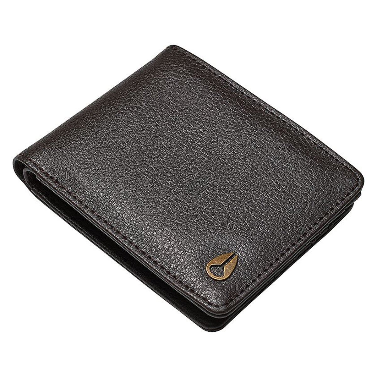 Nixon Cape Vegan Leather Wallet Brown