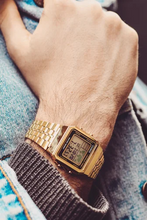 Load image into Gallery viewer, A500WGA-1D CASIO Vintage Digital Gold Watch
