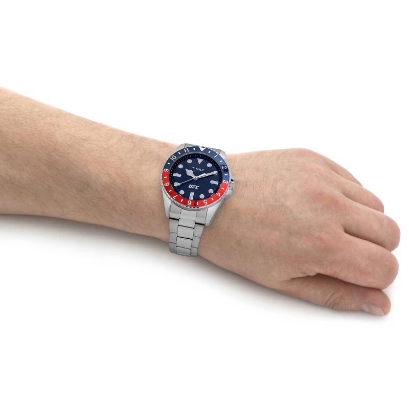 Timex X UFC Debut Watch Two Tone Blue/Red TW2V56600