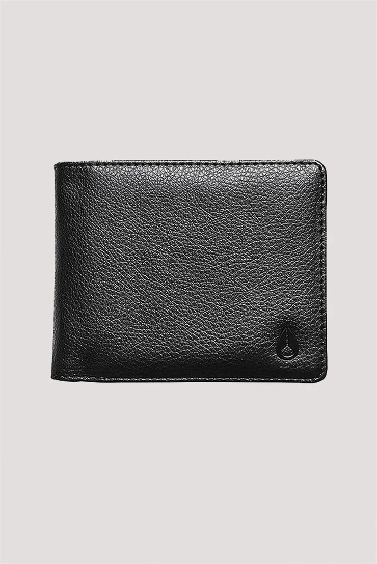 Nixon Pass Vegan Leather Coin Wallet Black