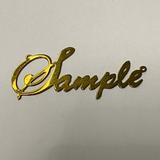 Sample 3 Name Pendant - Made in 9ct Gold