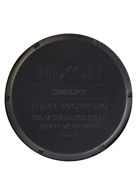 Nixon 51-30 Chrono - Matte Black / Gold