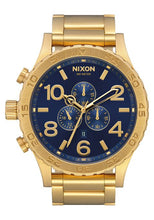 Load image into Gallery viewer, Nixon 51-30 Chrono Gold / Blue Sunray / Gold
