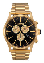Load image into Gallery viewer, Nixon Sentry Chrono All Gold / Black
