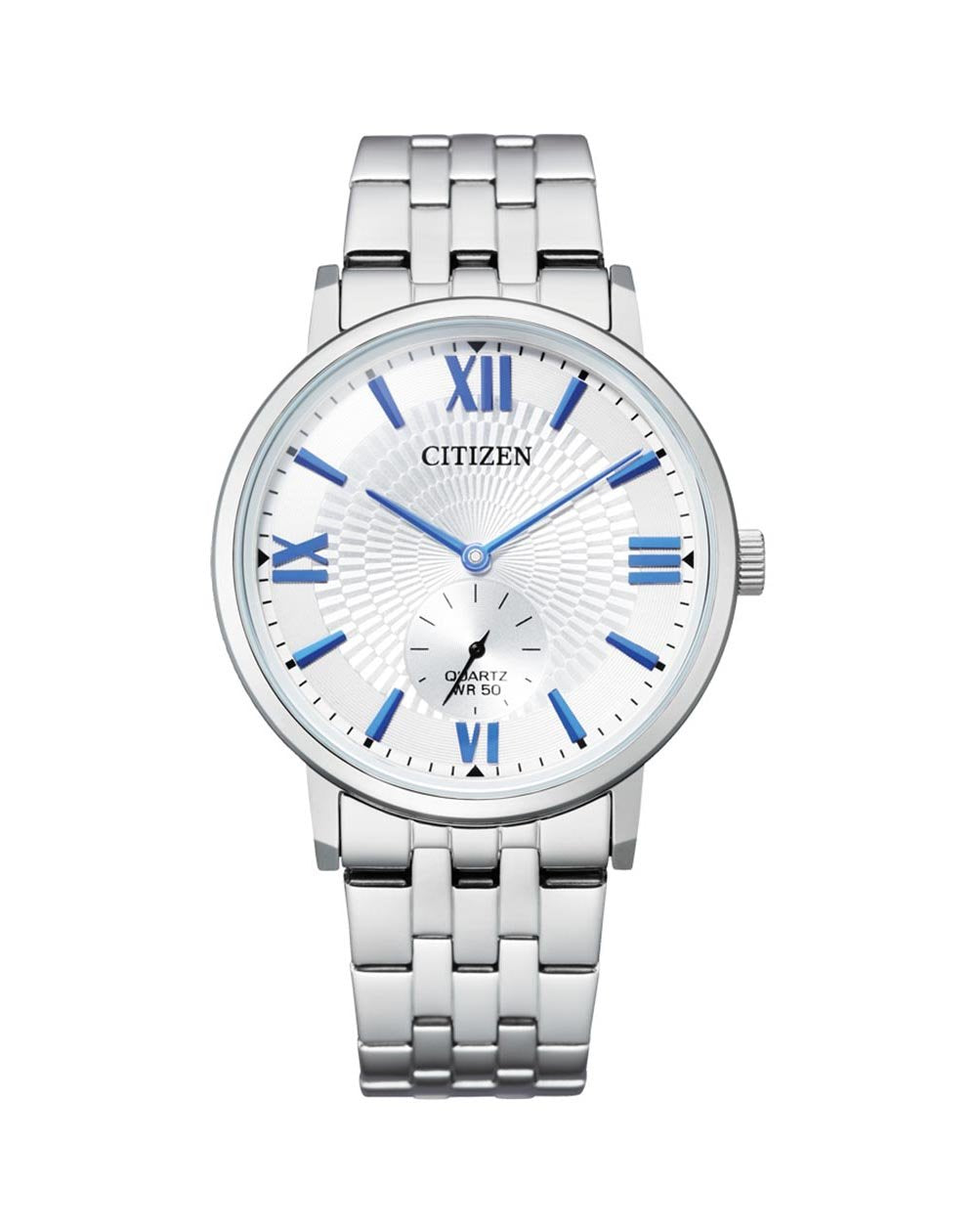 CITIZEN Quartz Silver and Blue Watch BE9170-72A