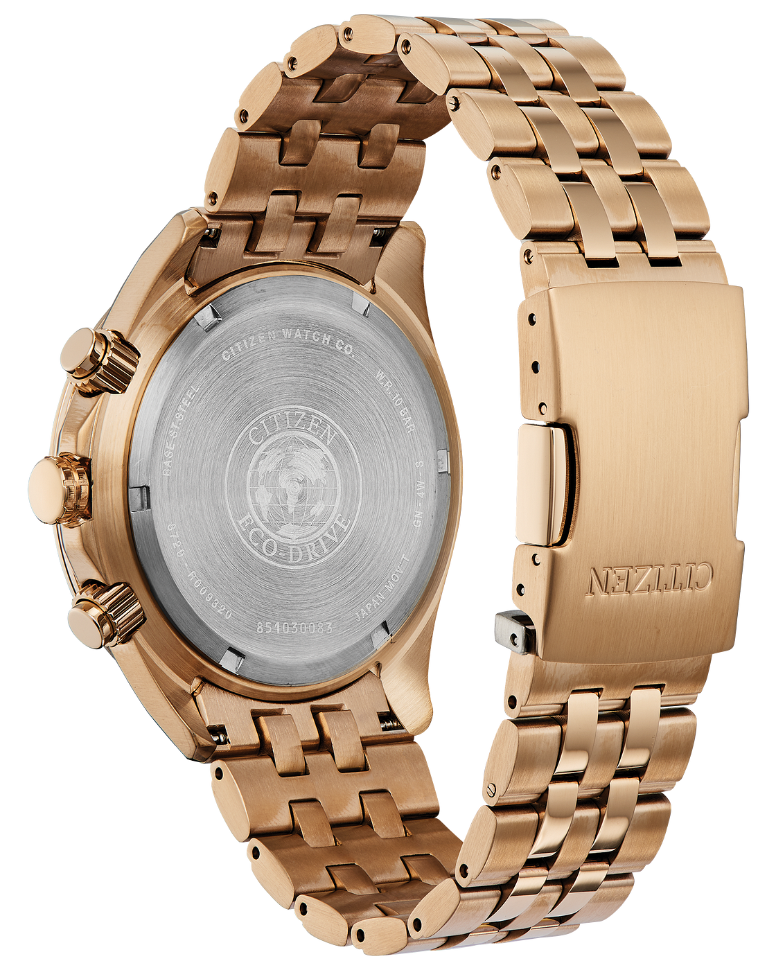 Citizen Rose Gold Steel Eco-Drive Watch BL5563-58E