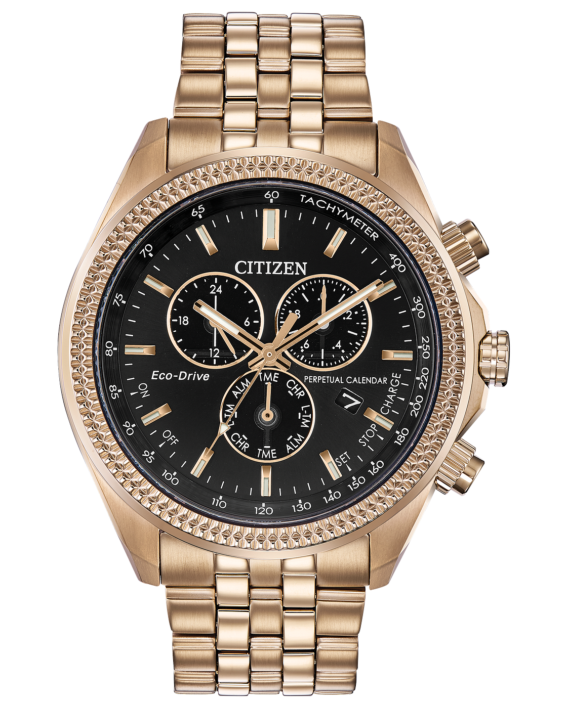 Citizen Rose Gold Steel Eco-Drive Watch BL5563-58E