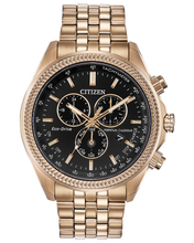 Load image into Gallery viewer, Citizen Rose Gold Steel Eco-Drive Watch BL5563-58E
