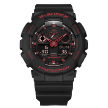 Load image into Gallery viewer, Ignite Red GA100BNR-1A G-Shock Worldtime Watch
