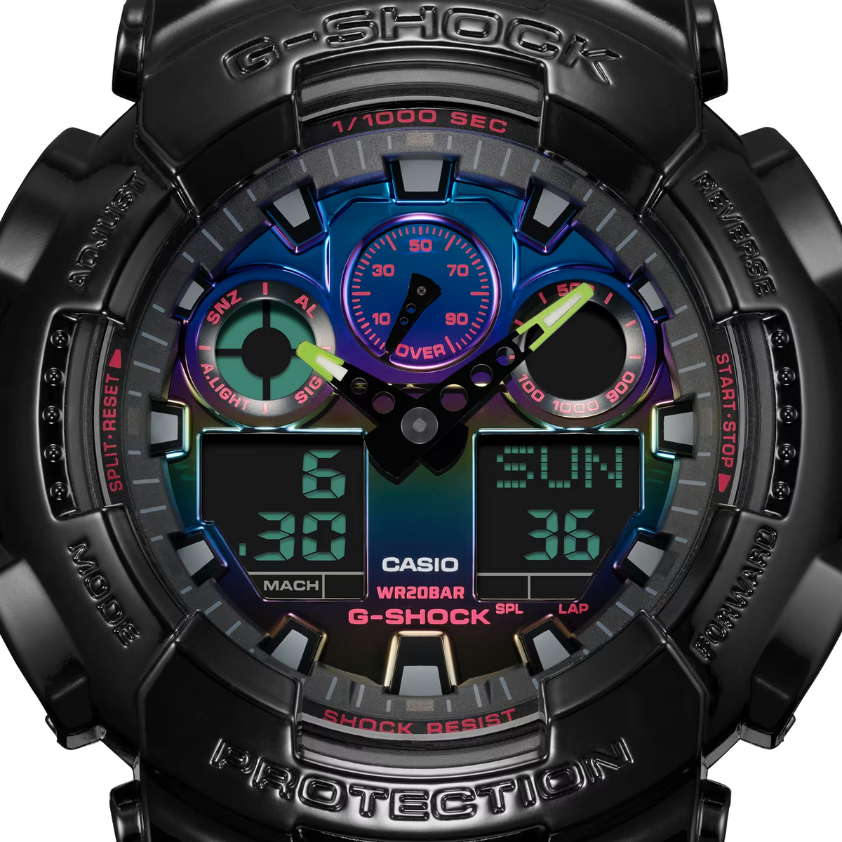 GA-100RGB-1A Virtual Rainbow Limited Edition Watch