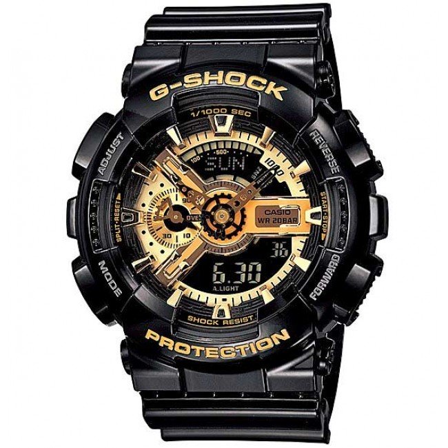 GA-110GB-1A G-Shock Gold And Black Series Watch
