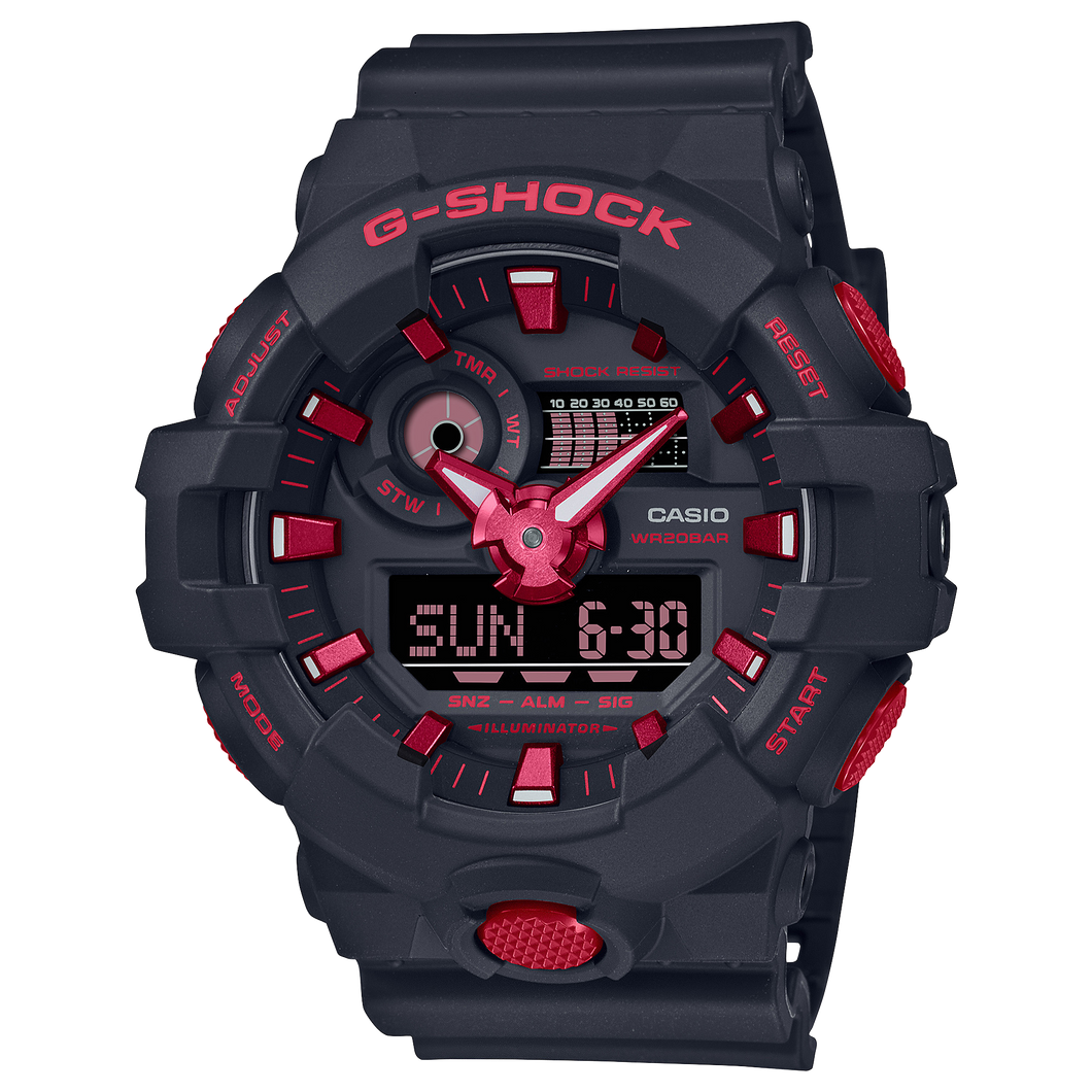 Ignite RedGA700BNR-1A Casio G-SHOCK Worldtime Watch