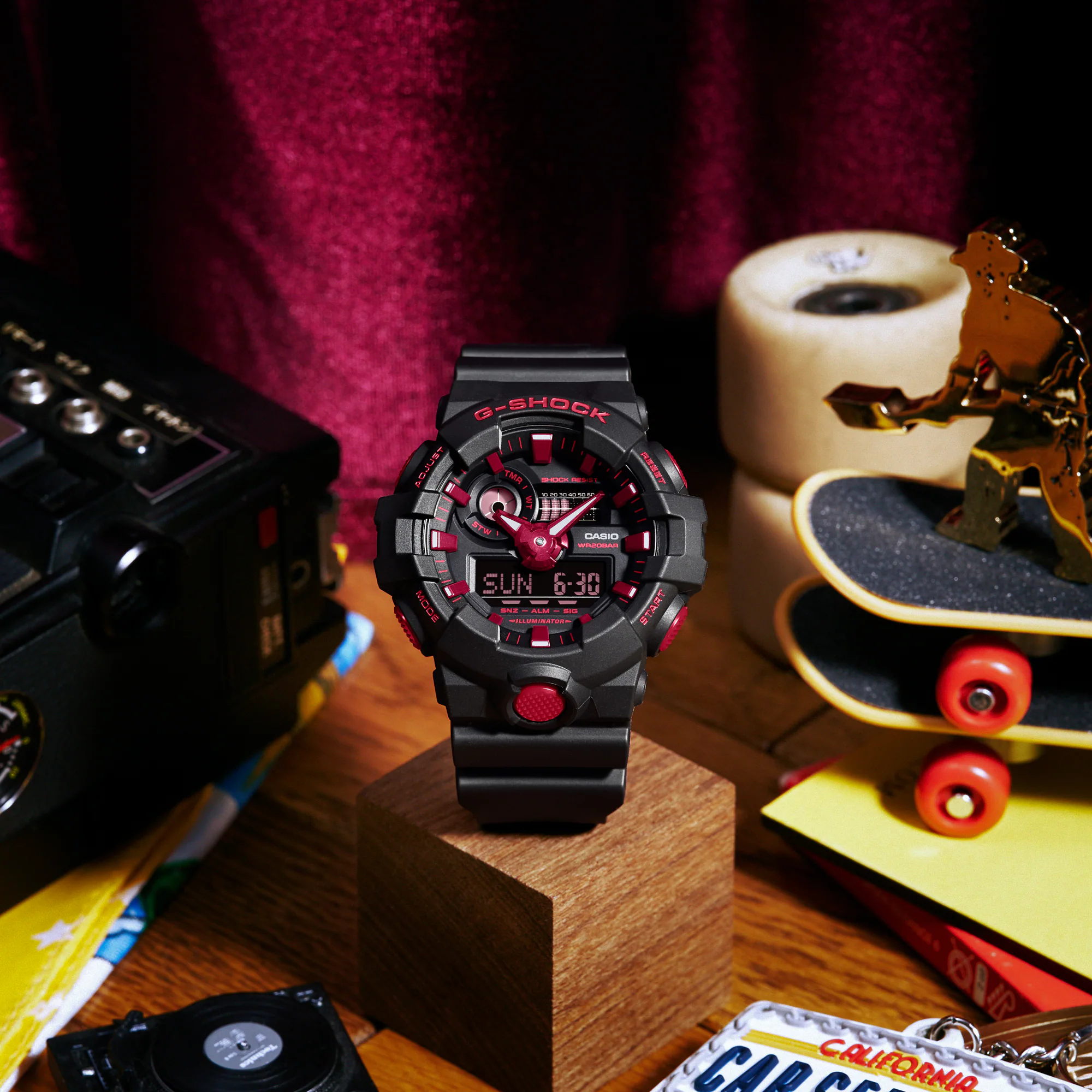 Ignite Red GA700BNR-1A Casio G-SHOCK Worldtime Watch – Broadway