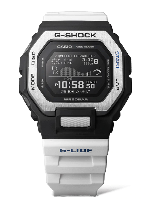 GBX100-7 G-Shock G-LIDE Bluetooth Watch White