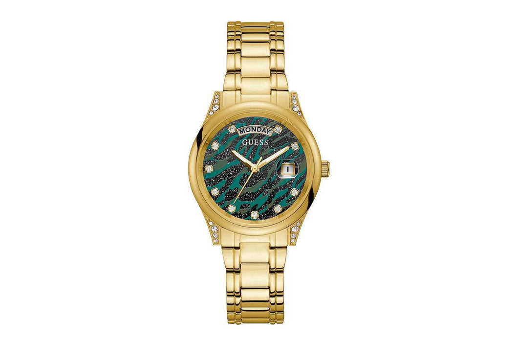 Guess Women's Aura Gold Bracelet Watch GW0047L3