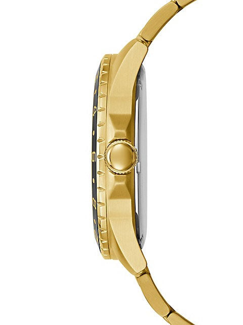 GUESS GW0220G2 Green Dial & Polished Goldstone Bracelet Watch
