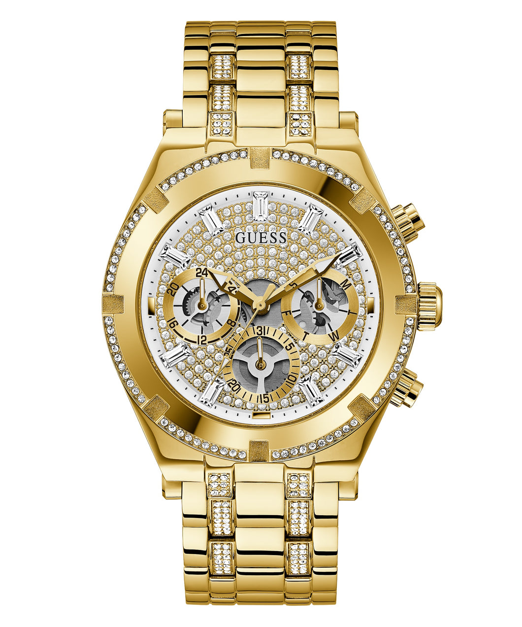 Guess GW0261G2 Continental Gold and Crystal Men's Watch