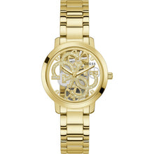 Load image into Gallery viewer, GUESS GW0300L2 QUATTRO CLEAR GOLD WATCH
