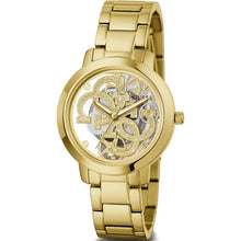 Load image into Gallery viewer, GUESS GW0300L2 QUATTRO CLEAR GOLD WATCH
