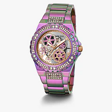 Load image into Gallery viewer, GW0302L3 Guess Reveal Iridescent Case Iridescent Stainless Steel Watch
