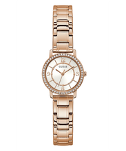 Load image into Gallery viewer, Guess GW0468L3 Ladies Melody Crystal Silver Dial Rose Gold Tone Watch
