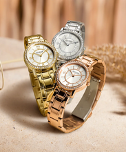 Load image into Gallery viewer, Guess GW0468L3 Ladies Melody Crystal Silver Dial Rose Gold Tone Watch
