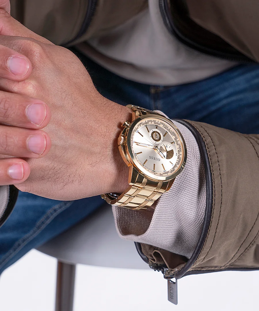 Guess GW0490G2 GOLD TONE CASE GOLD TONE STAINLESS STEEL WATCH
