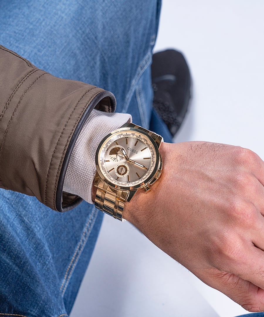 Guess GW0490G2 GOLD TONE CASE GOLD TONE STAINLESS STEEL WATCH