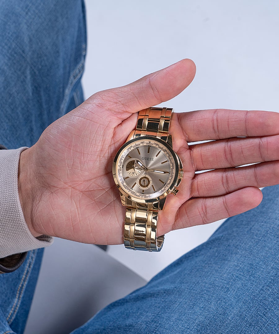 Guess GW0490G2 GOLD TONE CASE GOLD TONE STAINLESS STEEL WATCH