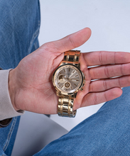 Load image into Gallery viewer, Guess GW0490G2 GOLD TONE CASE GOLD TONE STAINLESS STEEL WATCH
