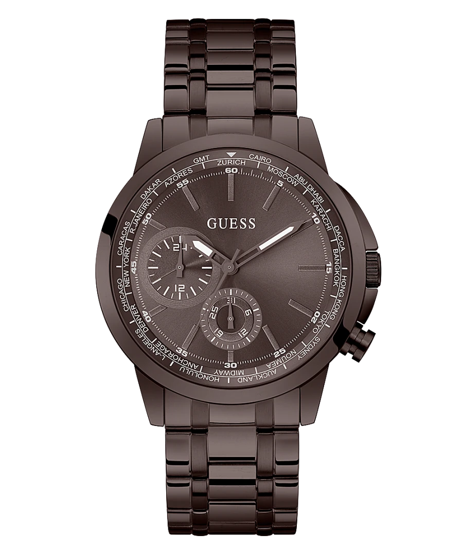 Guess GW0490G5 CHOCOLATE BROWN CASE CHOCOLATE BROWN STAINLESS STEEL WATCH