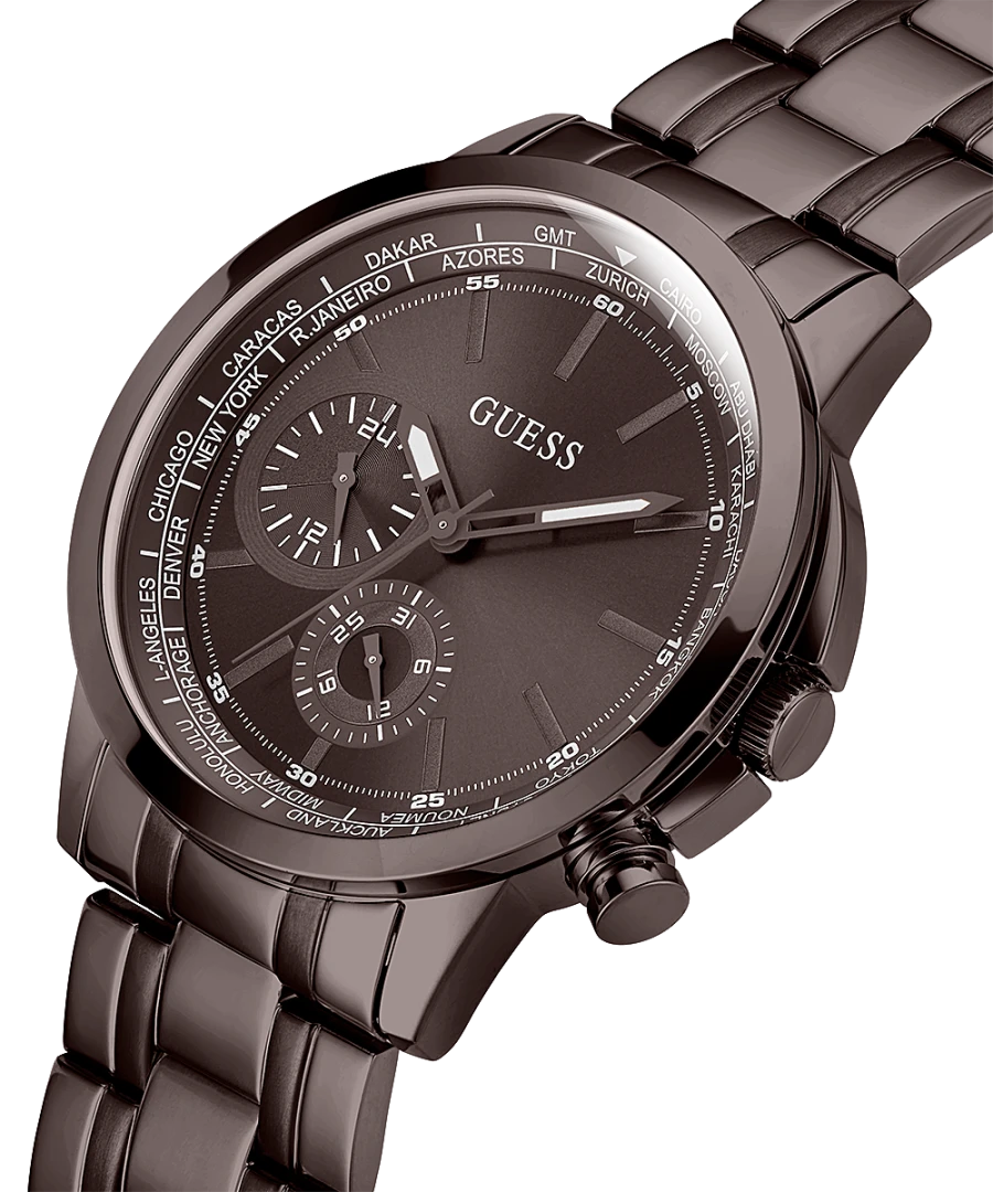 Guess GW0490G5 CHOCOLATE BROWN CASE CHOCOLATE BROWN STAINLESS STEEL WATCH