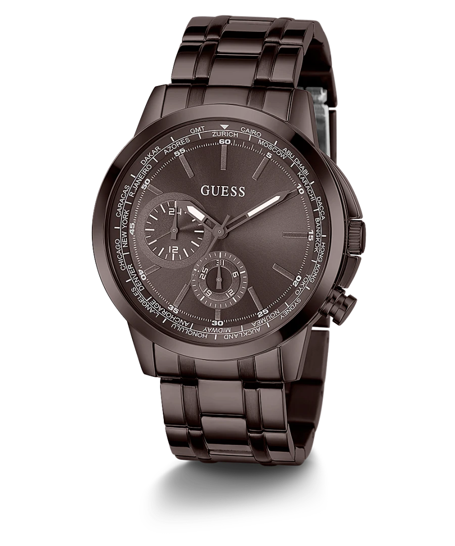 Guess GW0490G5 CHOCOLATE BROWN CASE CHOCOLATE BROWN STAINLESS STEEL WATCH