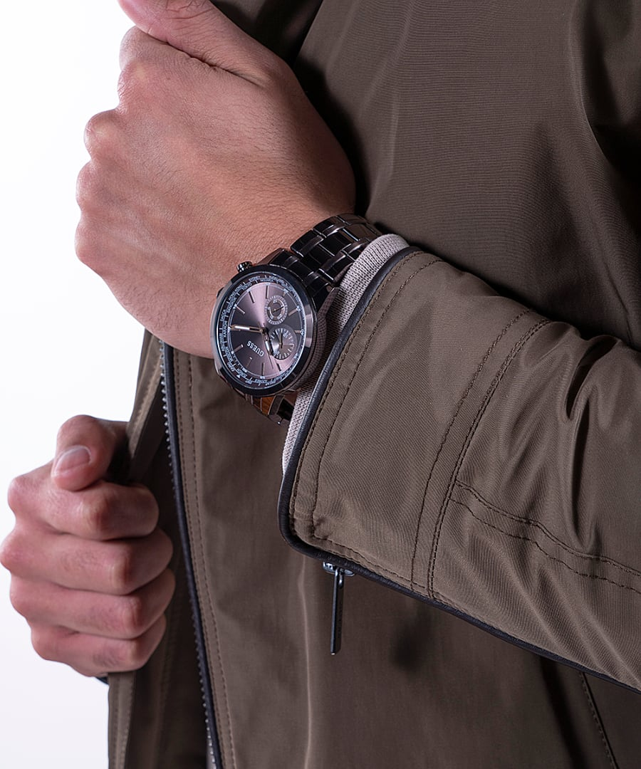 Guess GW0490G5 CHOCOLATE BROWN CASE CHOCOLATE BROWN STAINLESS STEEL WATCH