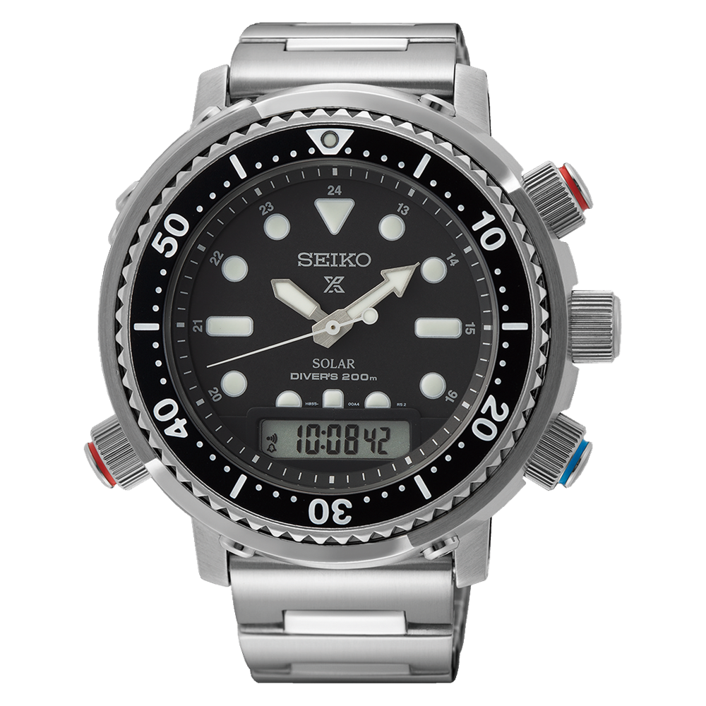 Seiko Prospex SNJ033P1 Solar Arnie Hybrid Divers 40th Anniversary Watch