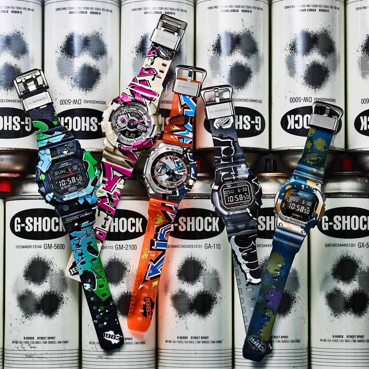 GX56SS-1D G-SHOCK Graffiti Art Street Spirit Watch Limited Edition Series