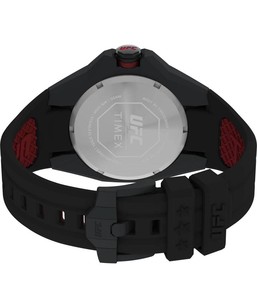 Timex x UFC Pro Black Dial / Black Silicone TW2V57300 Watch