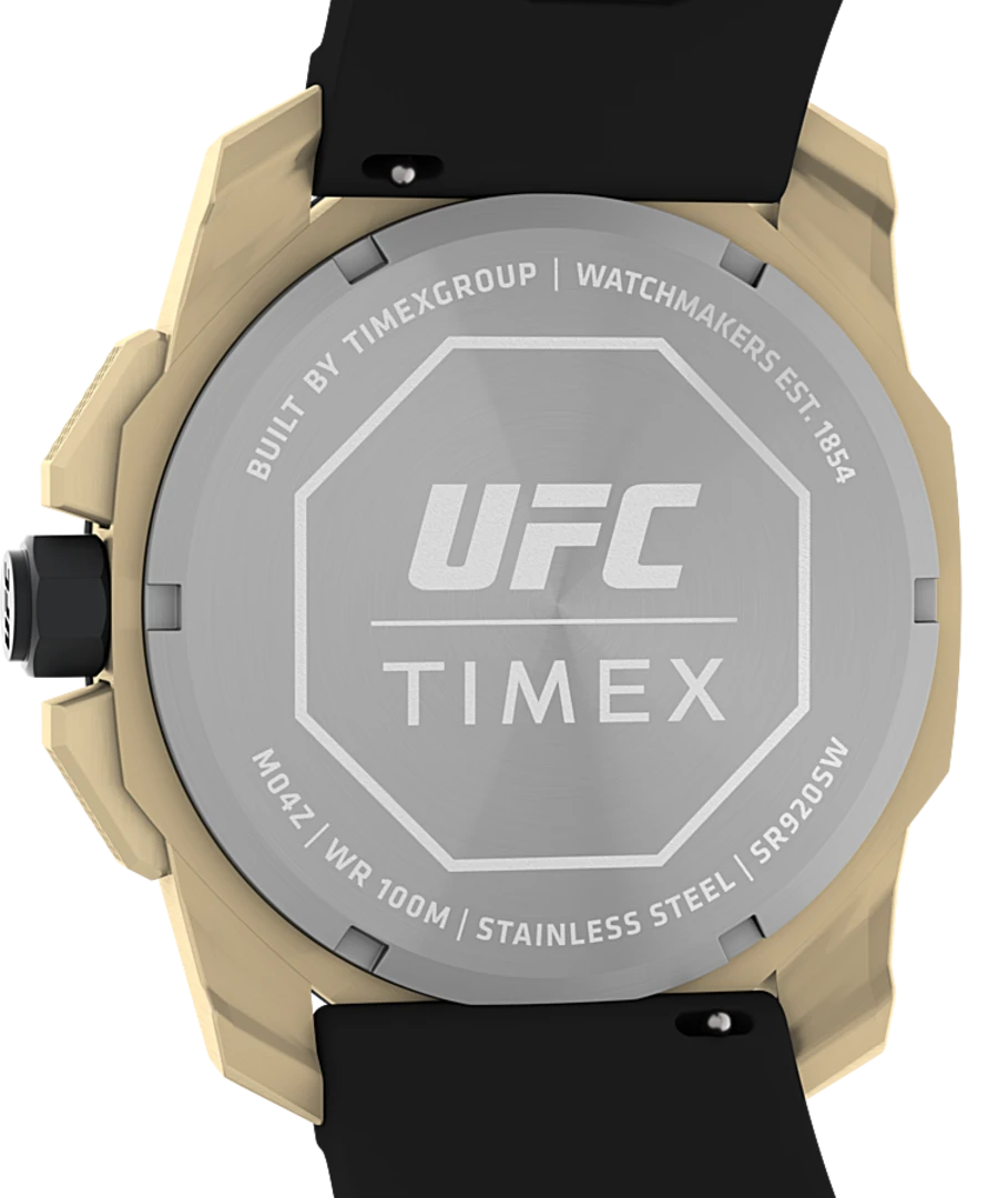 Timex x UFC Icon Chronograph Black Dial / Black Silicone TW2V58500
