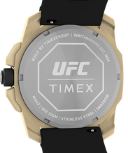 Load image into Gallery viewer, Timex x UFC Icon Chronograph Black Dial / Black Silicone TW2V58500
