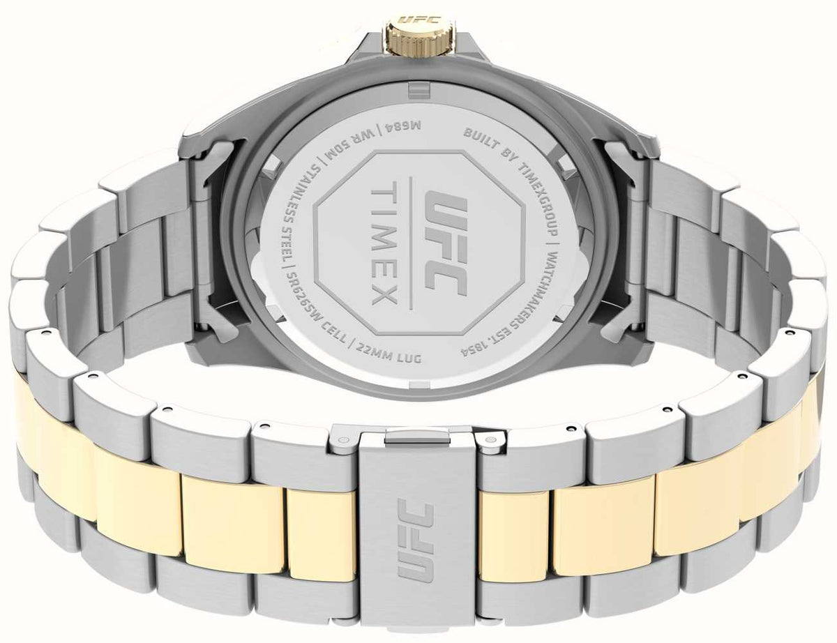 Timex x UFC Debut Black Dial / Two-Tone Stainless Steel