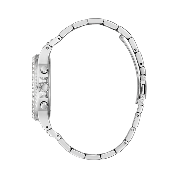 GUESS GW0320L1 LADIES MOONLIGHT SILVER TONE STAINLESS STEEL WATCH