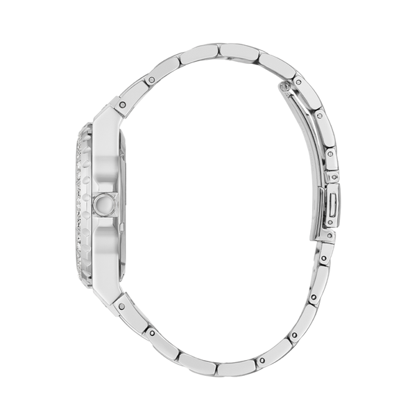 GUESS GW0302L1 REVEAL SILVER TONE STAINLESS STEEL WATCH