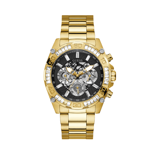 GW0390G2 GUESS TROPHY Multifunction Gold Tone Gent's Watch