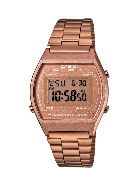 CASIO VINTAGE B640WC-5AD ROSE GOLD COLLECTION WATCH